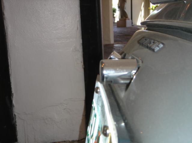 Roadstar License Plate, side view