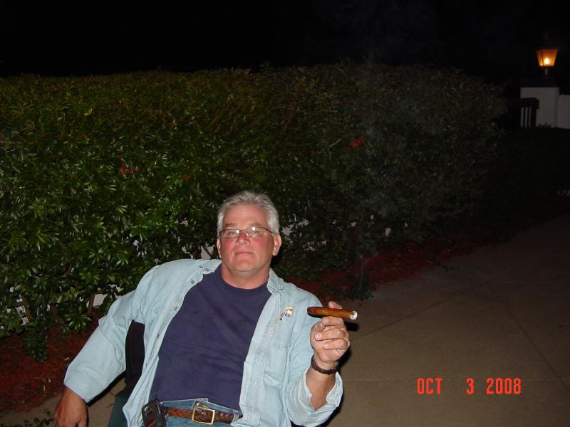 Rob, my man! He's a beer and cigar snob.