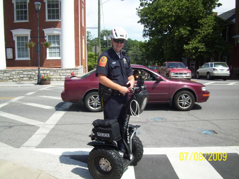 RoboCOP in Abingdon, VA. Nope, no parking tickets.