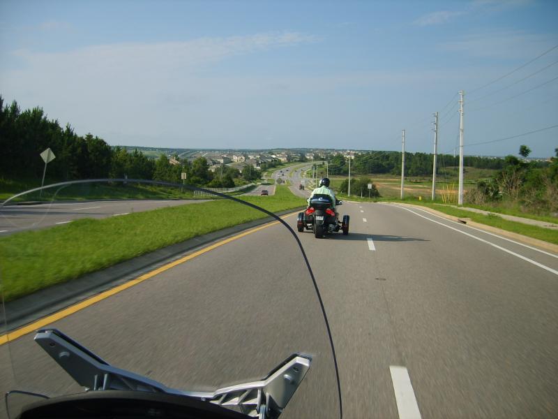 Rolling hills of Clermont Fl. Chasing  Hal & Jenn
