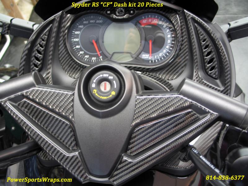 RS 20 Piece Dash kit CF - Our 20 piece dash kit is precision cut & installs by peel & stick 3M adhesive. Install videos available.