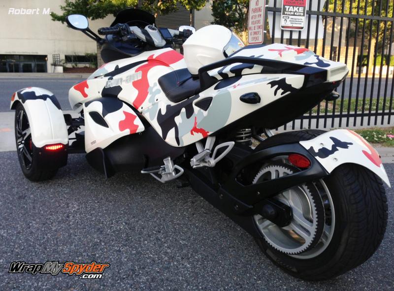RS Camo - We can give your Spyder the look you want.  Contact us with your design idea.  814-838-6377