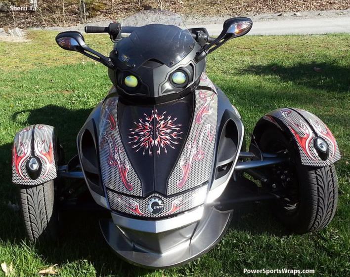 RS custom kit: Ghost 104- this is a good example of our custom design. This kit was created based on our customers request.  Contact us for your Spyde