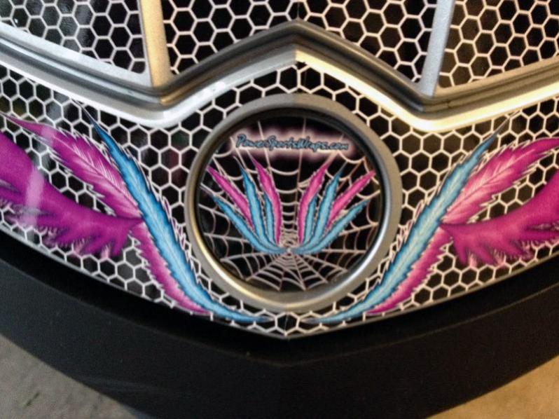 RS Feather Wings custom emblem cover we designed just for this kit.