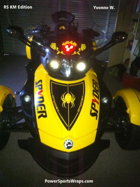 RS KM Edition frunk insert kit. Glossy Black