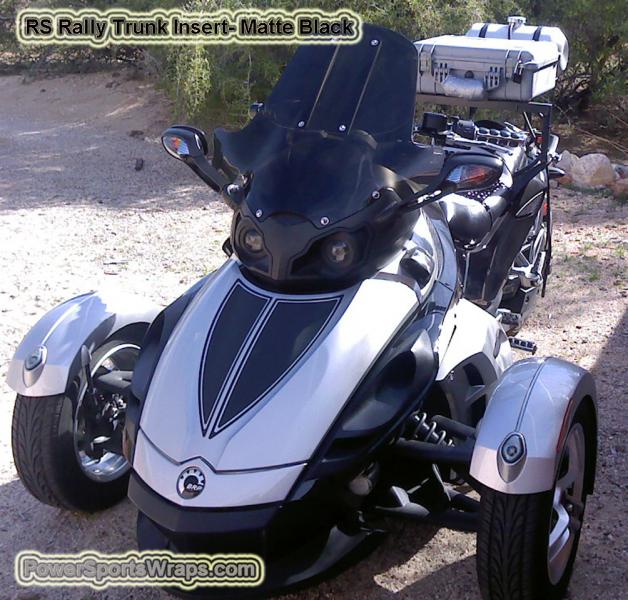 RS Rally M Black Trunk Insert -  This is a great accent for those who want to dress up the trunk but not go over the top in expense.  Available in man