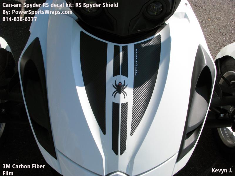 RS Spyder Shield 3M carbon fiber. Order your graphics kit today.... 814-838-6377