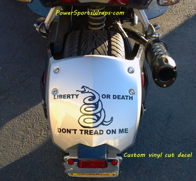 RS Vinyl cut decal for rear fender