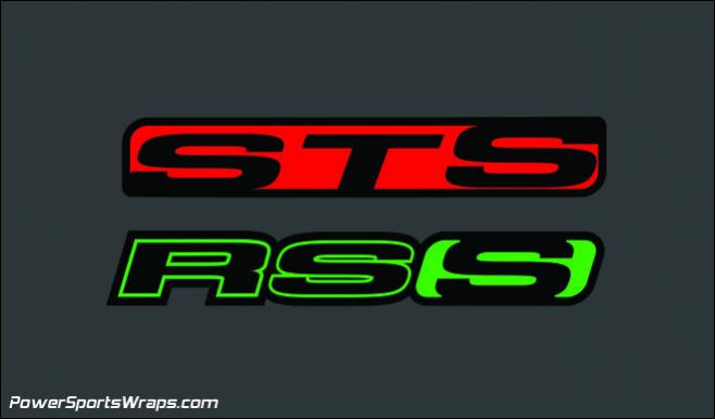 RSS Decal vinyl cut available in custom sizes and colors.  Let us know your needs.  814-838-6377