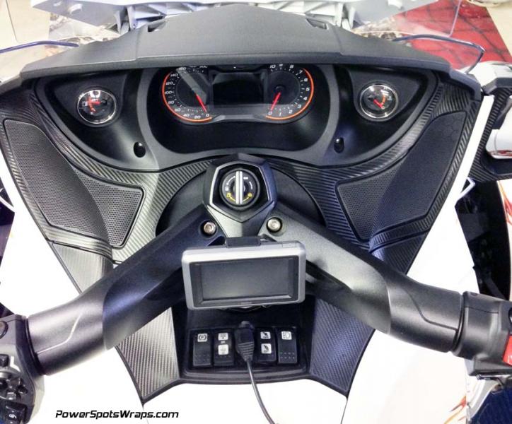 RT 3M CF Dash Skinz kit. Available for any model Spyder.  Call 814-838-6377