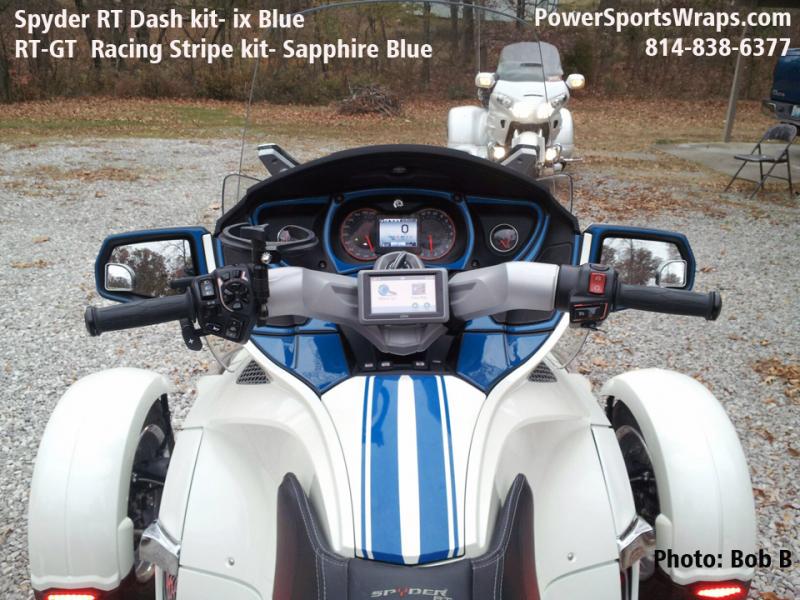 RT Blue Dash kit w Sapphire Blue stripes