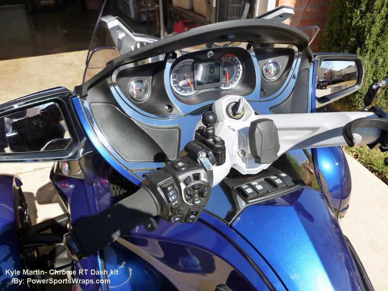 RT Chrome dash kit by: Powersportswraps.com.  must call to place an order.