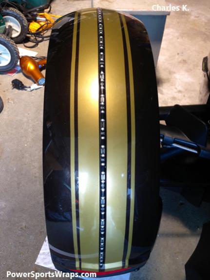 RT GT Gold metallic Fender stripes.
