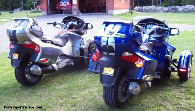 RT GT3- Silver Metallic & 3M carbon fiber examples.  Silver Metallic kit Center parts only $89.00 Carbon Fiber centers only $124.00  To Order 814-838-