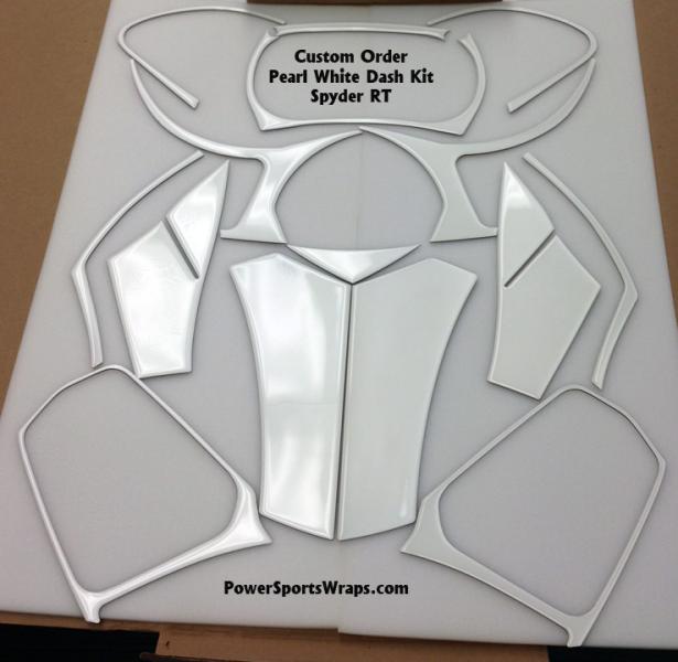 RT Pearl White RT Dash kit with glove box.