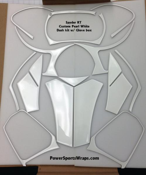 RT Pearl White Spyder RT Dash kit to match the OE Spyder color.