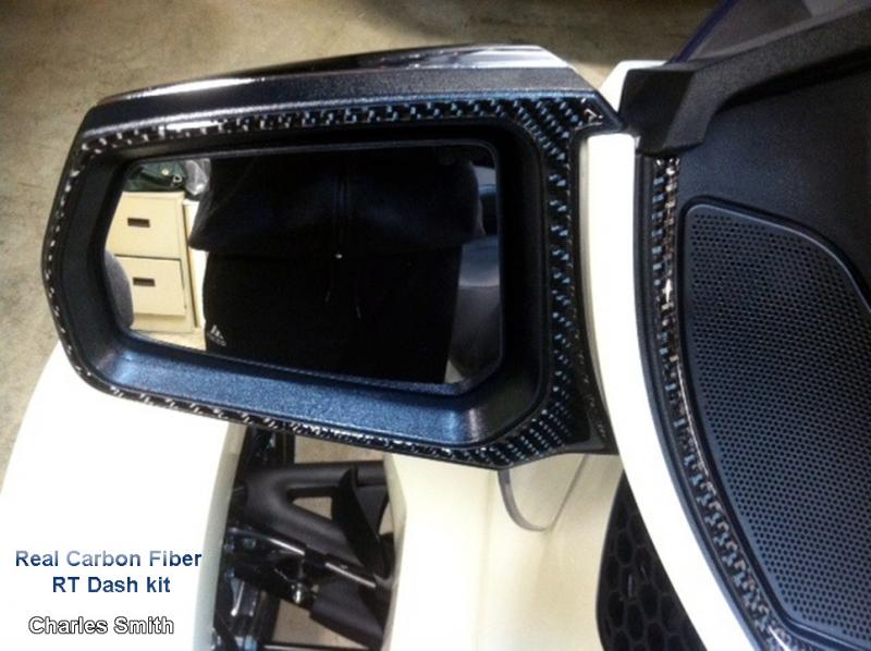 RT Real CF Mirror bezel