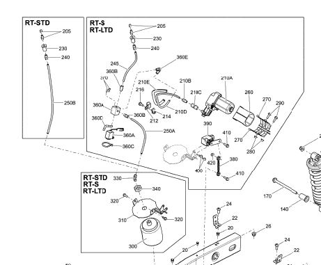 RT Rear suspension parts