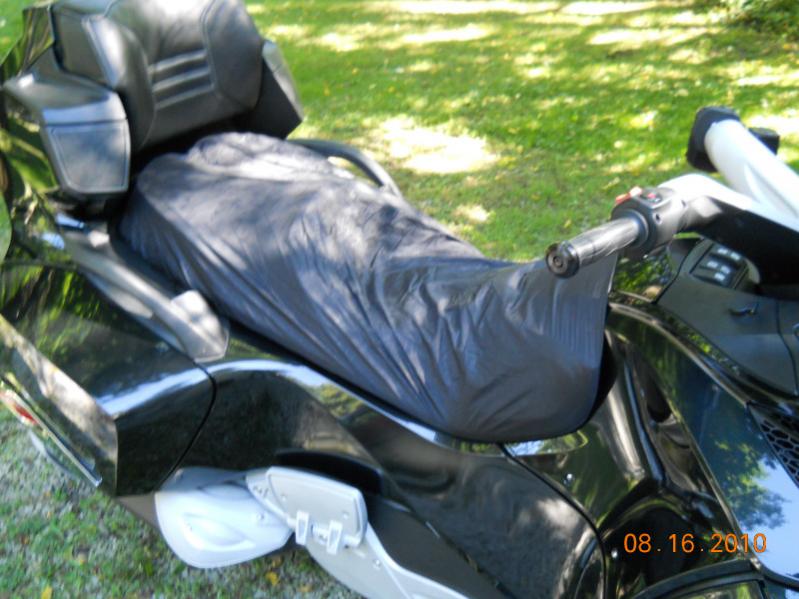 RT Seat Rain Cover Installed