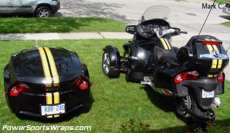 RT622 Trailer stripe kit along with RT SergeB graphics kit. Only available by: PowerSportsWraps.com 814-838-6377