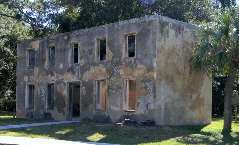 Ruins of an old home on Jekyll Island