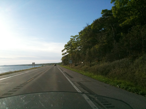 Ryding along US 2 in the UP ---- was awesome.