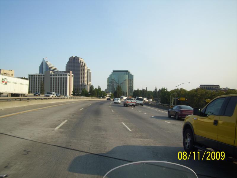 Sacramento, CA skyline; part of.