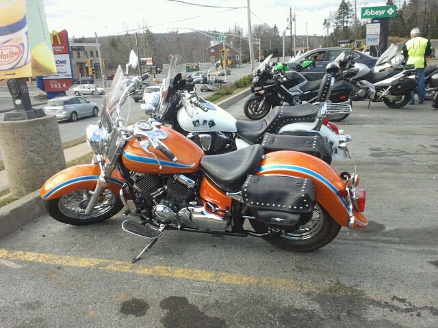 Sally (2000 Yamaha) & Cicely (2007 Kawasaki)