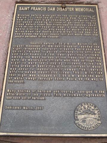 Santa Paula Bikers Plaque