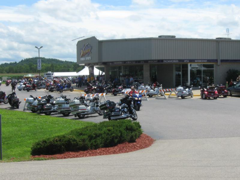 Saturdays eventual destination:  Vetesniks Bike Shop rally.