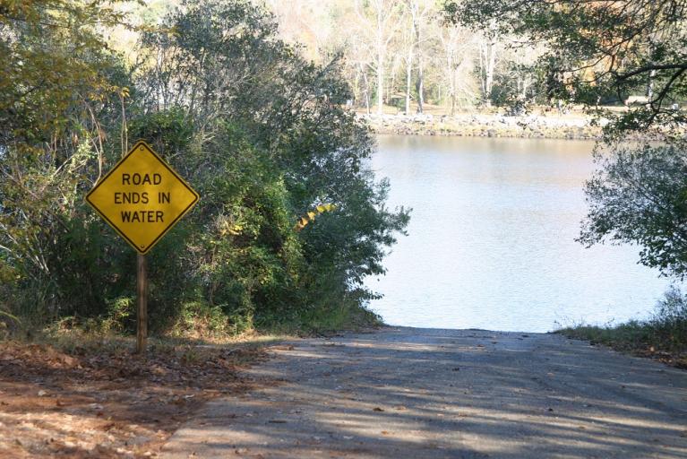 Savannah River boat ramp