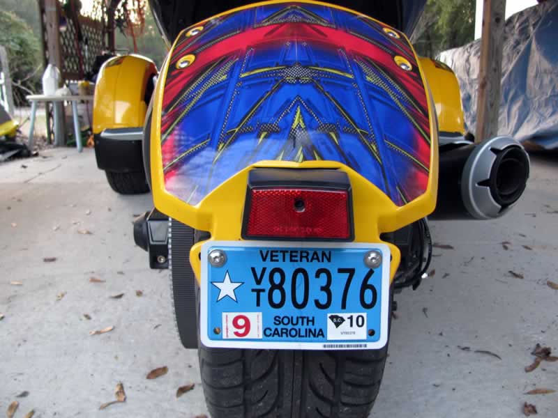 SC Veteran license plate