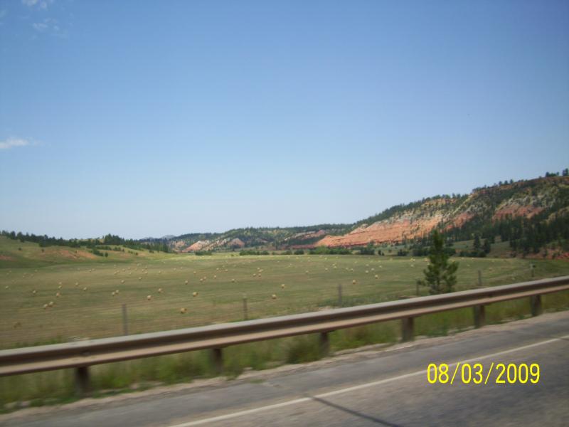 Scenery after leaving Devils Tower.