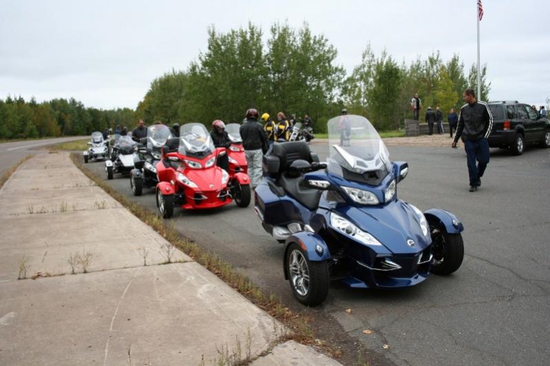 Scenic overlook - or a good spot to show off the Spyders!