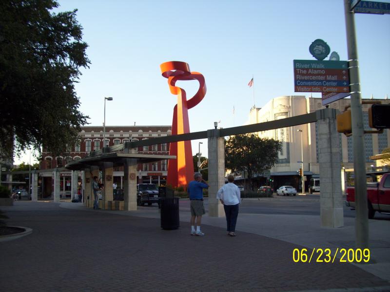Sculpture near The Alamo