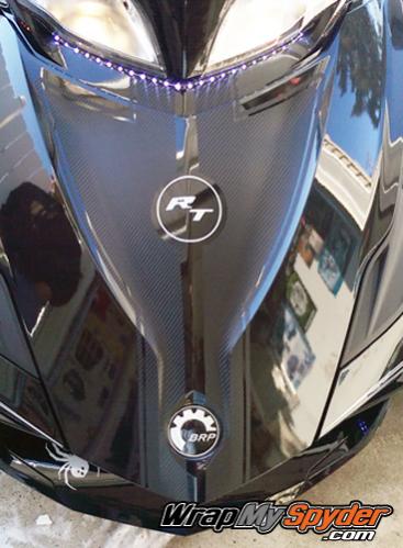 SergeB carbon fiber frunk close