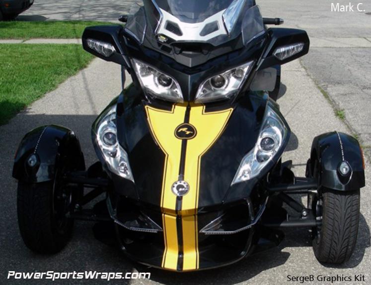 SergeB Graphics kit in Yellow