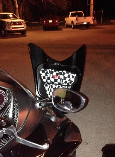 Seth's new trunk organizer!