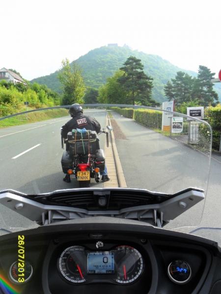 Setting off towards one of the other Dams