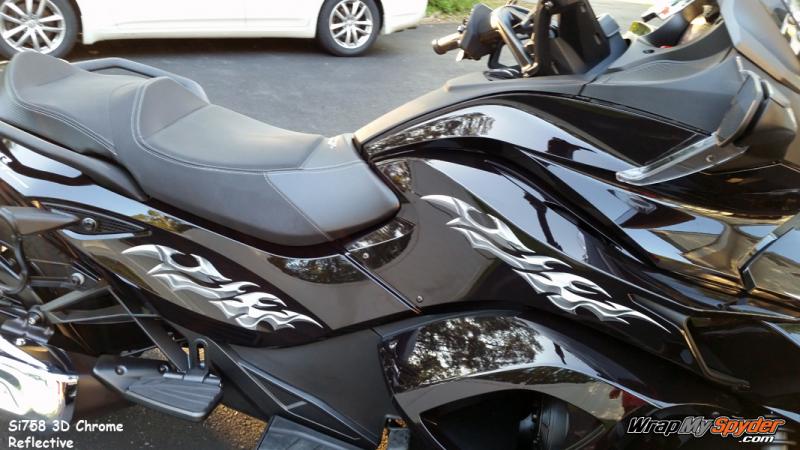si758 3D chrome reflective graphics kit by WrapMySpyder.com