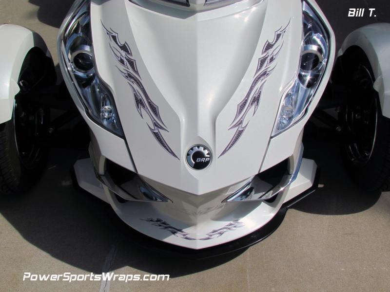 Si758  Frunk graphics with lower air dam. To Order: 814-838-6377  Email: pete@powersportswraps.com