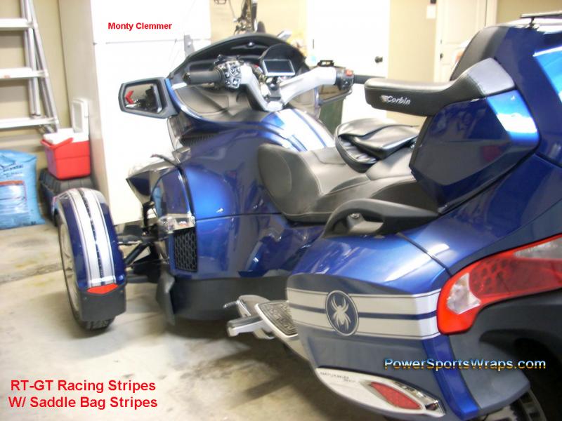 Side Bags have our stripes on it as well.  Great job Monty!!