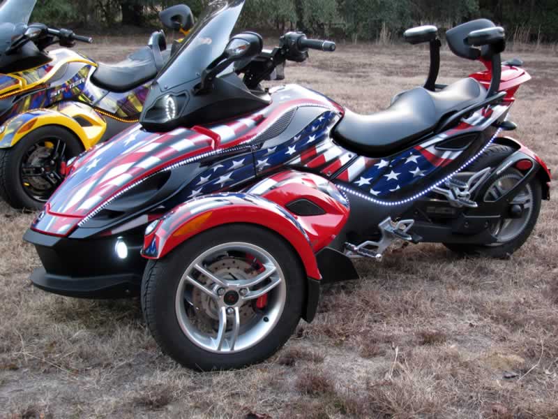 Side view of Tanya's Spyder