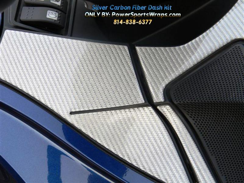 Silver Carbon Fiber RT Dash - Here is a close up view of nice this kit really looks. Precision fit and easy to apply.