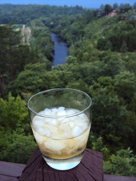 Single malt on the Nottely River