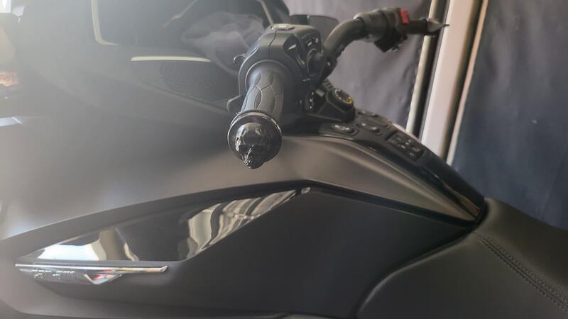 Skull Handlebar caps