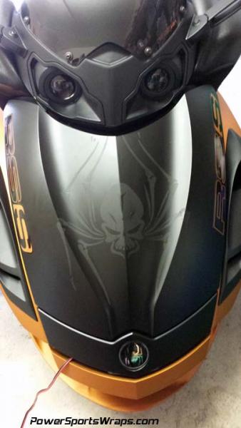 Skull Spider Matte Black for Spyder RS-S  contact us with your custom idea.  814-838-6377