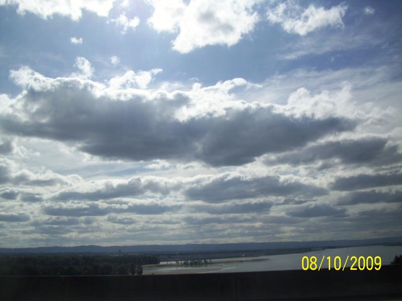 Sky leaving Tacoma, WA.