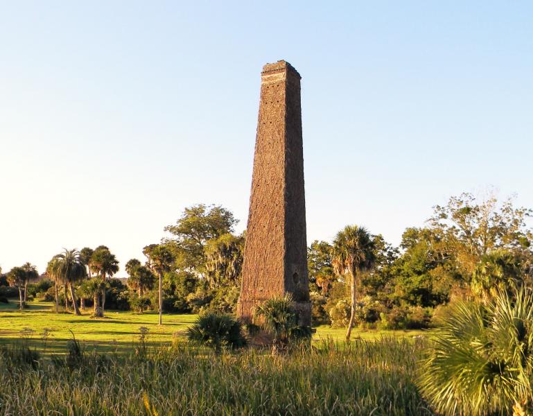 Smokestack from a 1700's rice plantation Dairen, GA