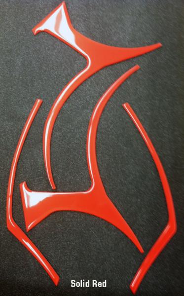 Solid Red- Dash sample